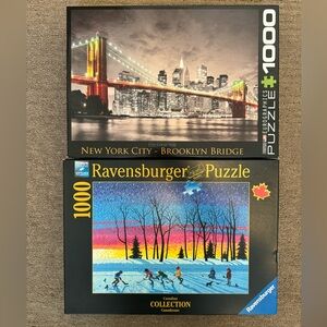 2 1000 Piece Puzzles